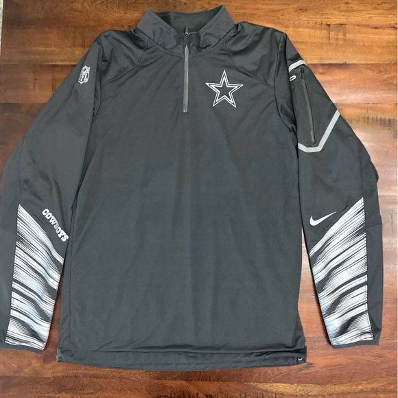 Nike NFL OnField Dallas Cowboys Sideline Pullover Jacket | Size S - Picture 2 of 5